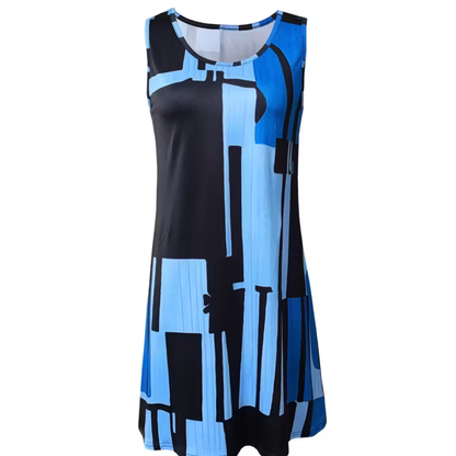 GeoChic – Vestido Estampado Verano + Regalo Exclusivo