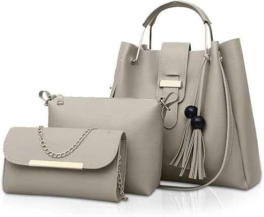 BOLSOS ELEGANTES Aura Essencial – Conjunto 3 e 1 de Bolsos Modernos