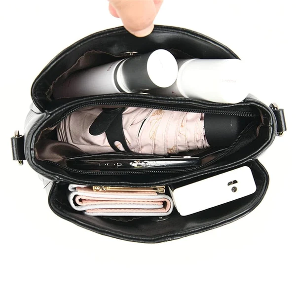 Bolso Italian de Cuero - Moderna y Sofisticada + Regalo Exclusivo